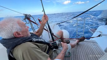 Fiske på Medelhavet under offshorekurs med More Sailing-1 14