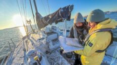 Båtpraktik vinter Lysekil ombord Stardust