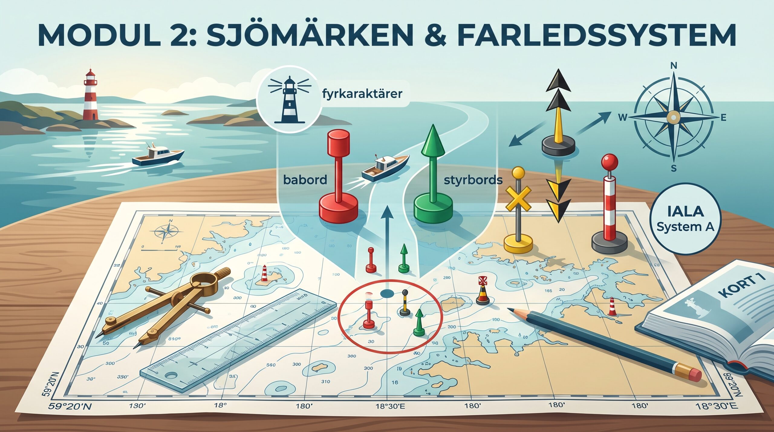 Modul 2: Sjömärken & Farledssystem