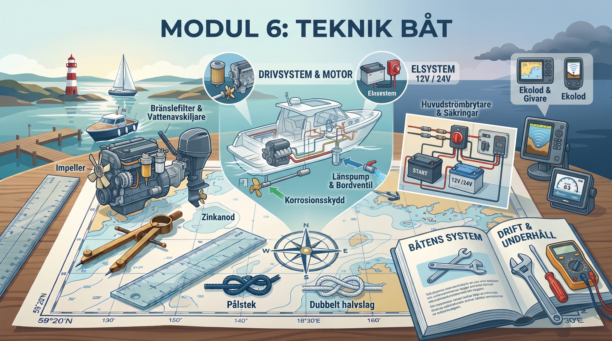 Modul 6: Teknik Båt