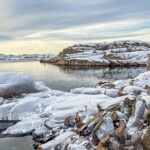 Smögen bryggan till badet vandring vinterskärgård Smögen bryggan till badet vandring vinterskärgård