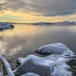 Smögen bryggan till badet vandring vinterskärgård Smögen bryggan till badet vandring vinterskärgård