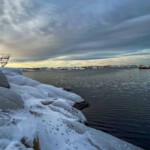Smögen bryggan till badet vandring vinterskärgård Smögen bryggan till badet vandring vinterskärgård