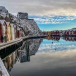 Smögen bryggan till badet vandring vinterskärgård Smögen bryggan till badet vandring vinterskärgård